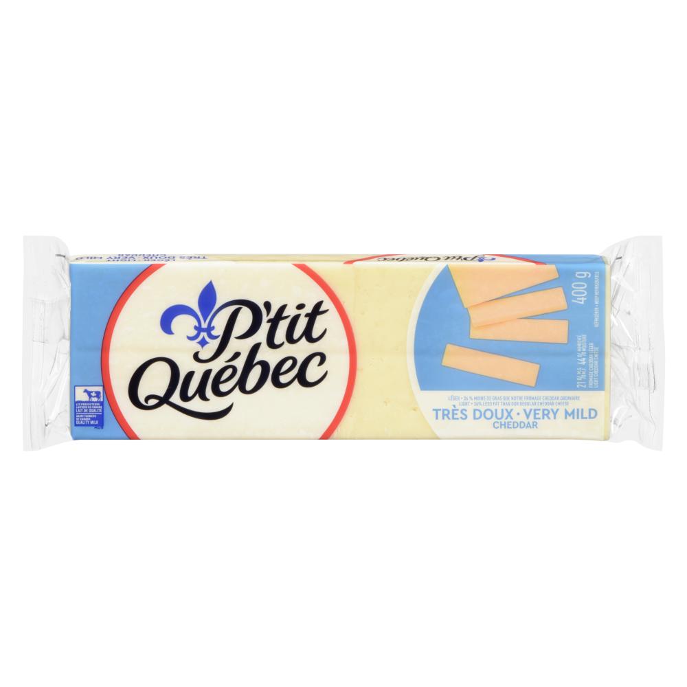 PTITQC LIGHT WHITE CHEDDAR CHEESE, 16 X 400 G