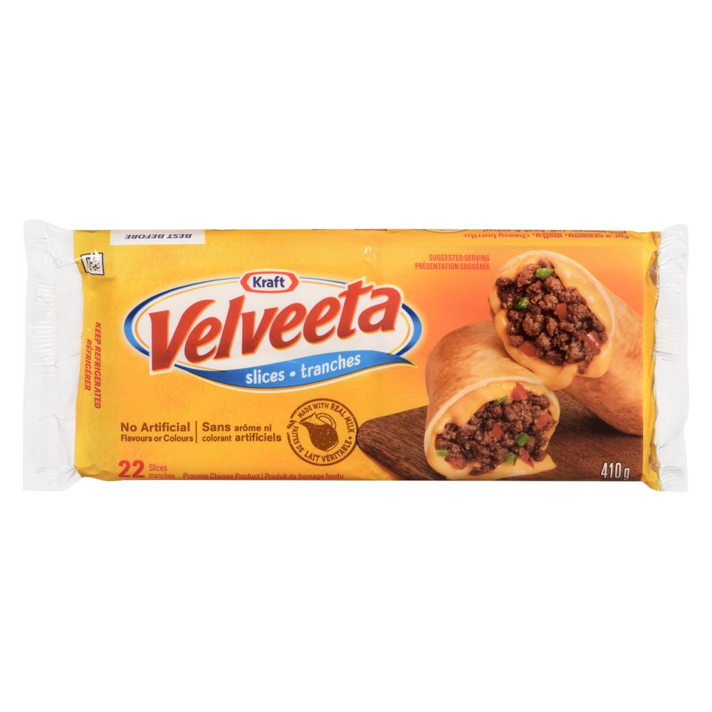 KRAFT VELVEETA THIN SLICES, 24 X 410 G