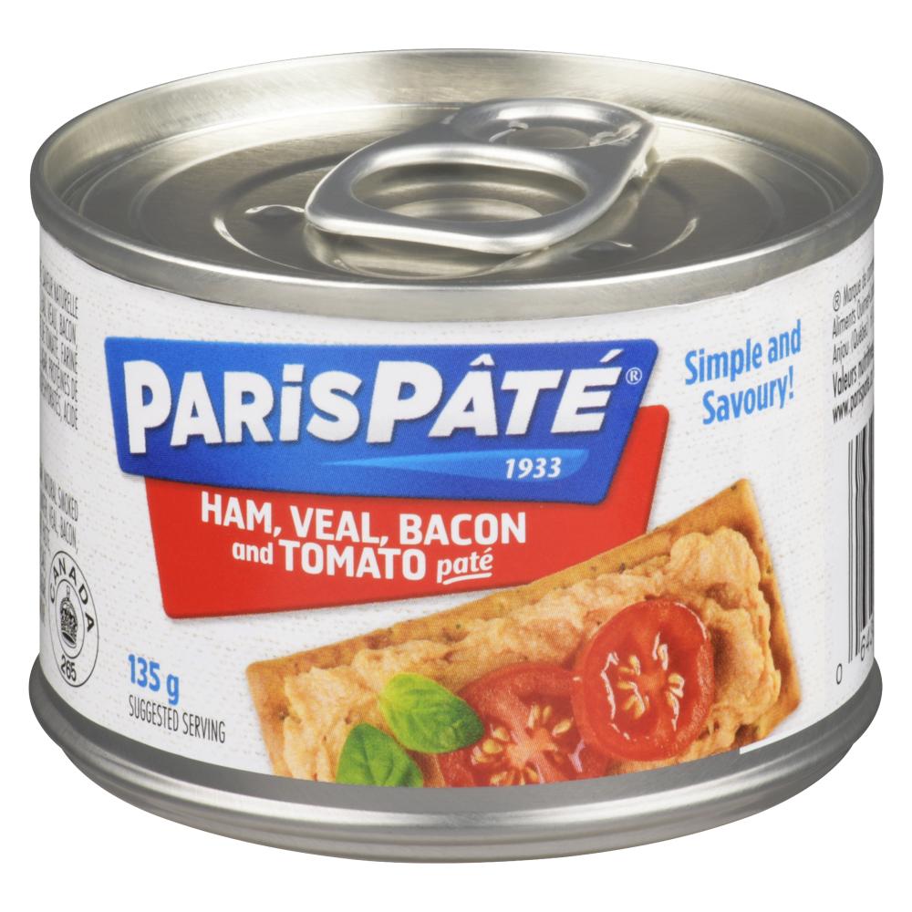 PARIS PATÉ HAM VEAL BACON TOMATO, 24 X 135 G