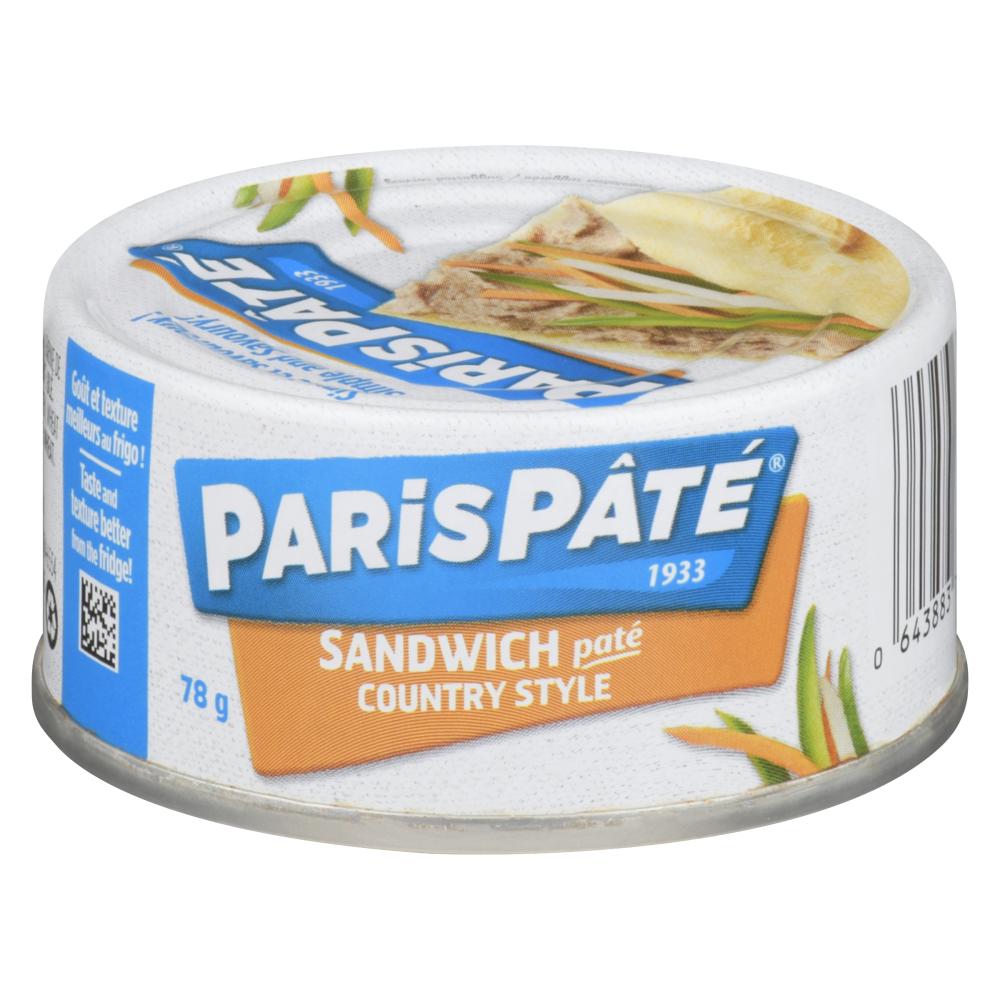 PARIS PATÉ SANDWICH PÂTÉ, 24 X 78 G