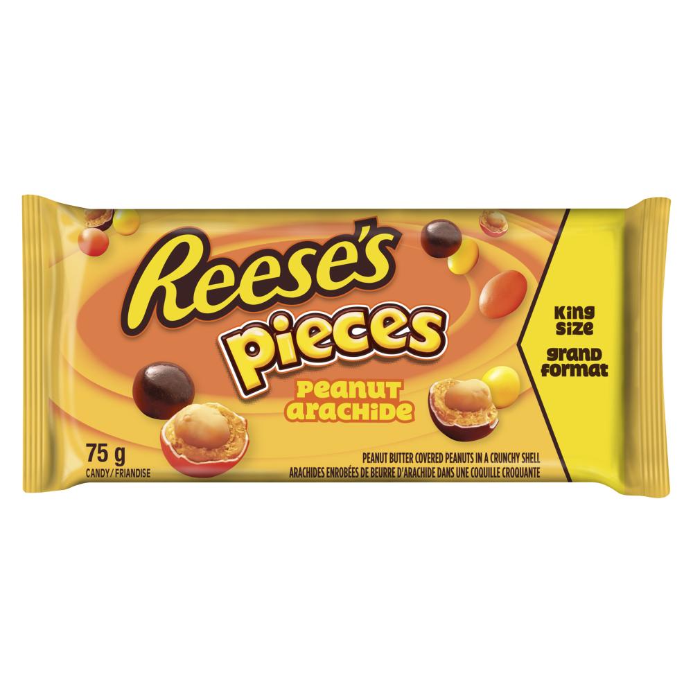REESE'S PIECES CHOCOLATE BAR LARGE SHAPE, 16 X 75 G