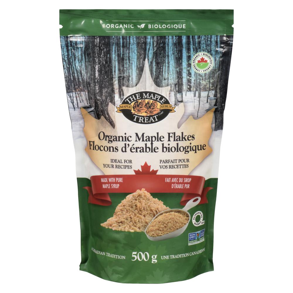 MAPLE TREAT ORGANIC MAPLE FLAKES, 6 X 500 G