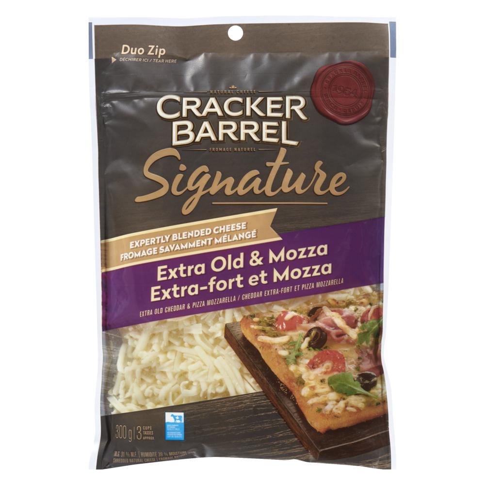 CRACKBAR SIGNATURE FROM GRATED EXTRA STRONG MOZZARELLA, 12 X 300 G