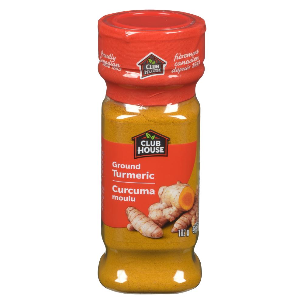CLUBHOUSE GROUND TURMERIC, 6 X 102 G