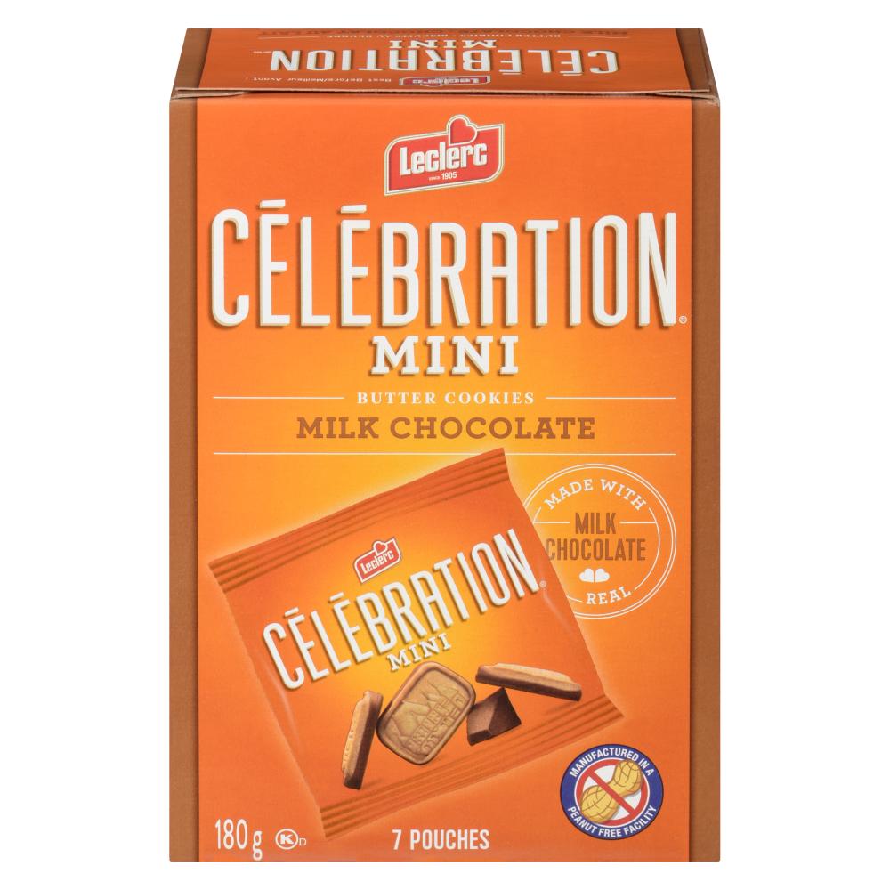 LECLERC CELEBRATION MINI BISCUIT BUTTER CH, 12 X 180 G