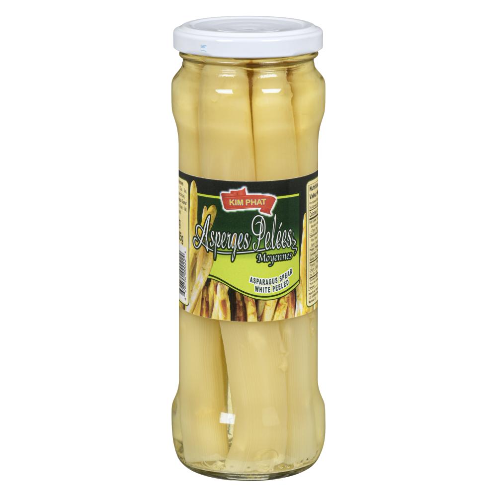 KIM PHAT WHITE PEELED ASPARAGUS, 12 X 330 G