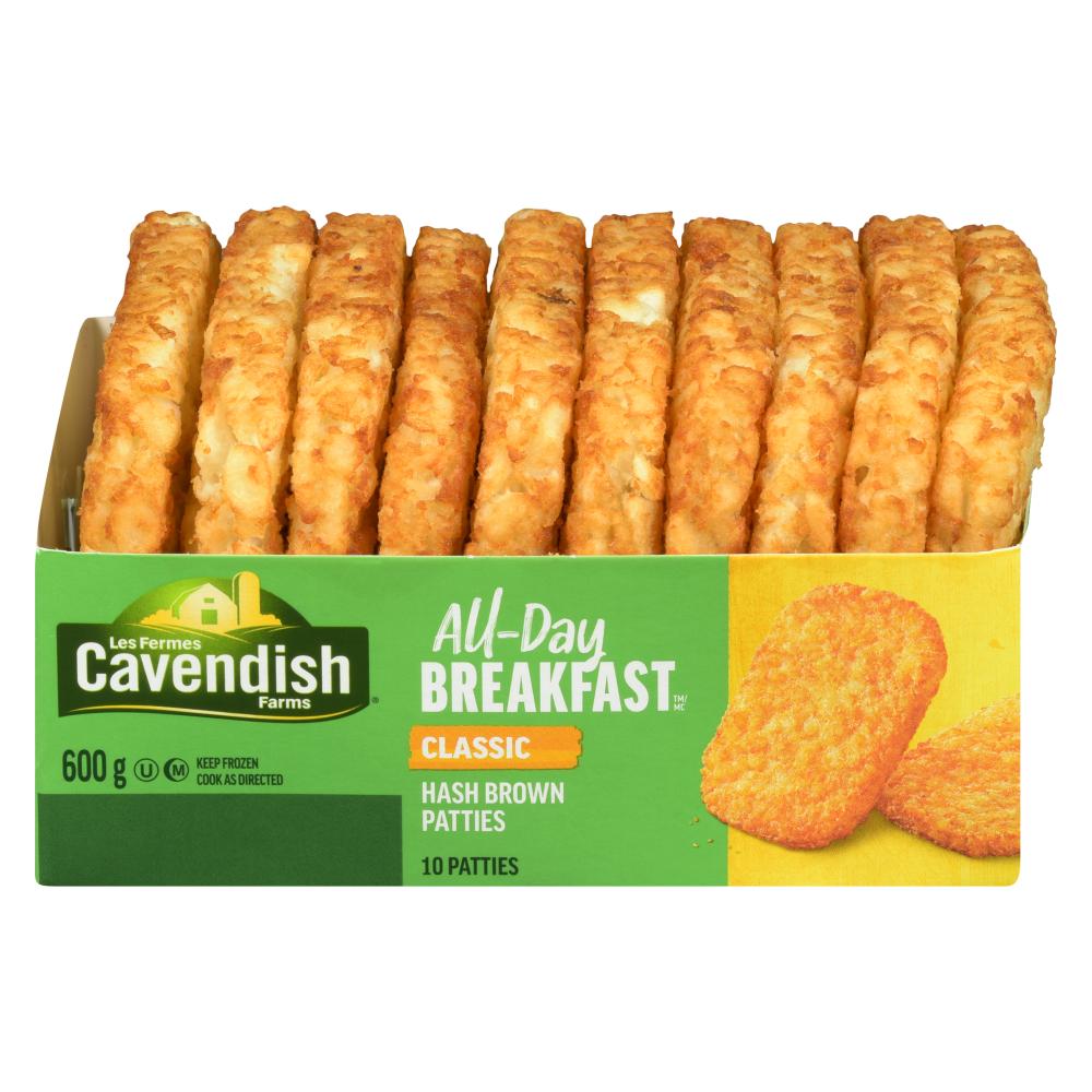 CAVFARMS REGULAR POTATO CAKES, 12 X 600 G