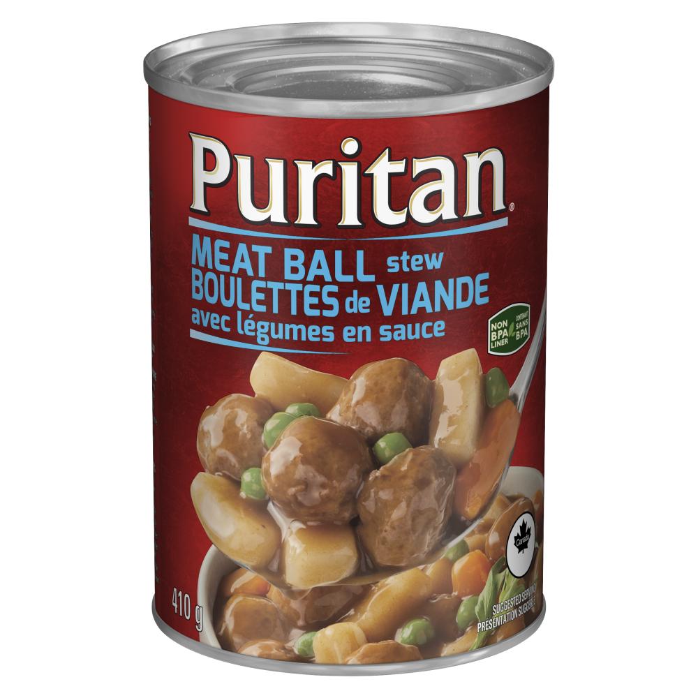 PURITAN MEATBALL STEW MEAT, 24 X 410 G