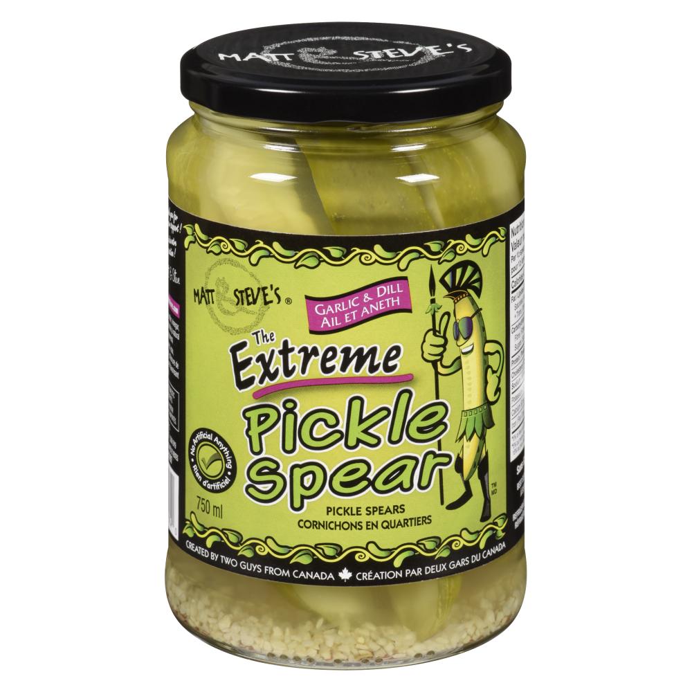 MATT & STEVE'S DILL GARLIC PICKLES, 6 X 750 ML