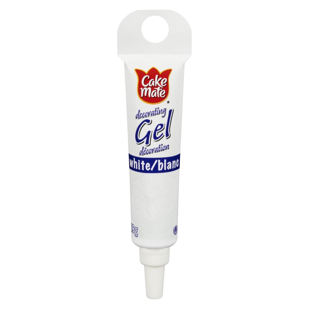 CAKEMATE DECORATION WHITE GEL, 12 X 19 G