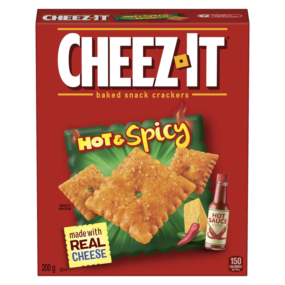 KELLOGGS CHEEZ-IT CRAQ SPICY, 12 X 200 G