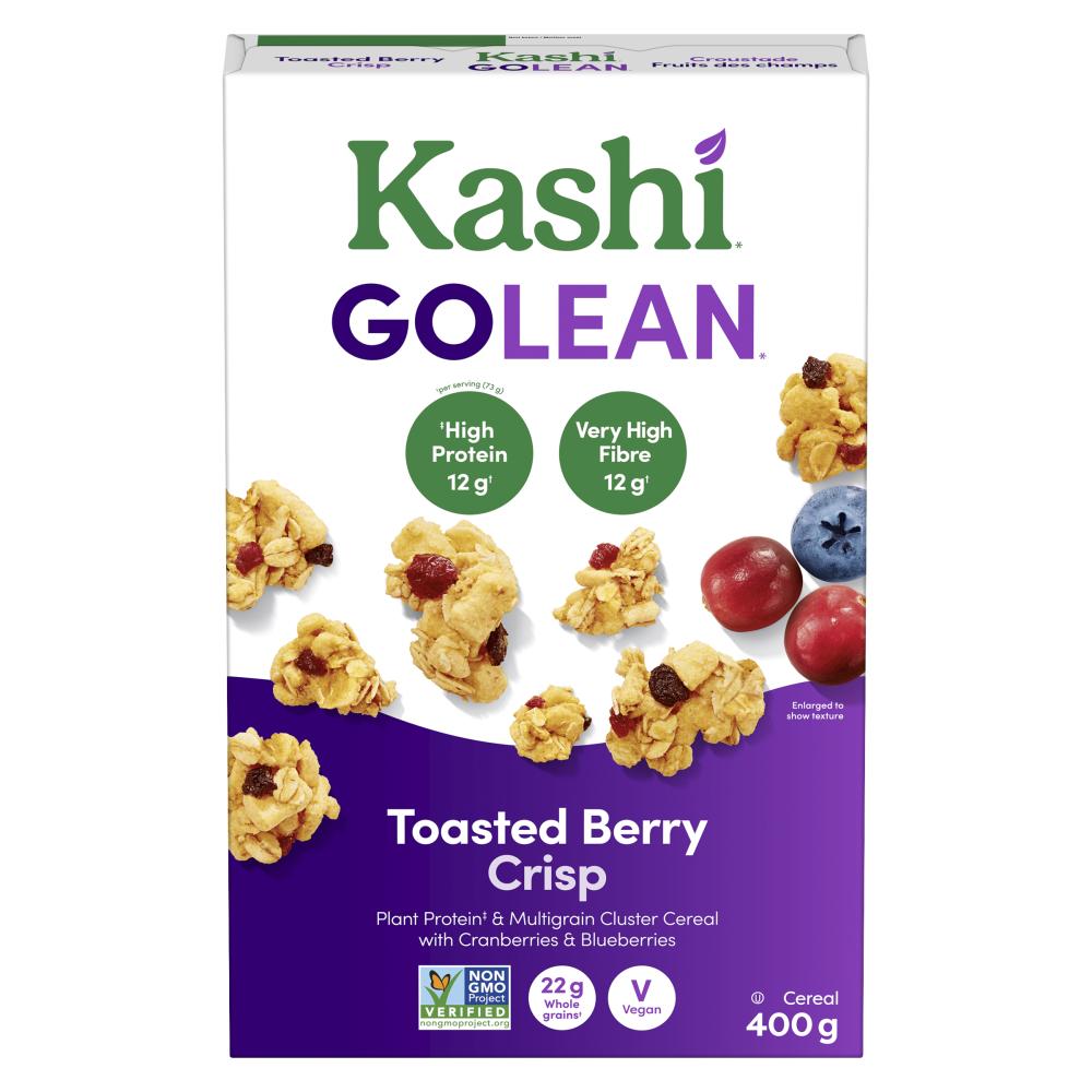 KASHI GOLEAN CRUNCH FIELDS FARM CRUNCH CEREAL, 12 X 400 G