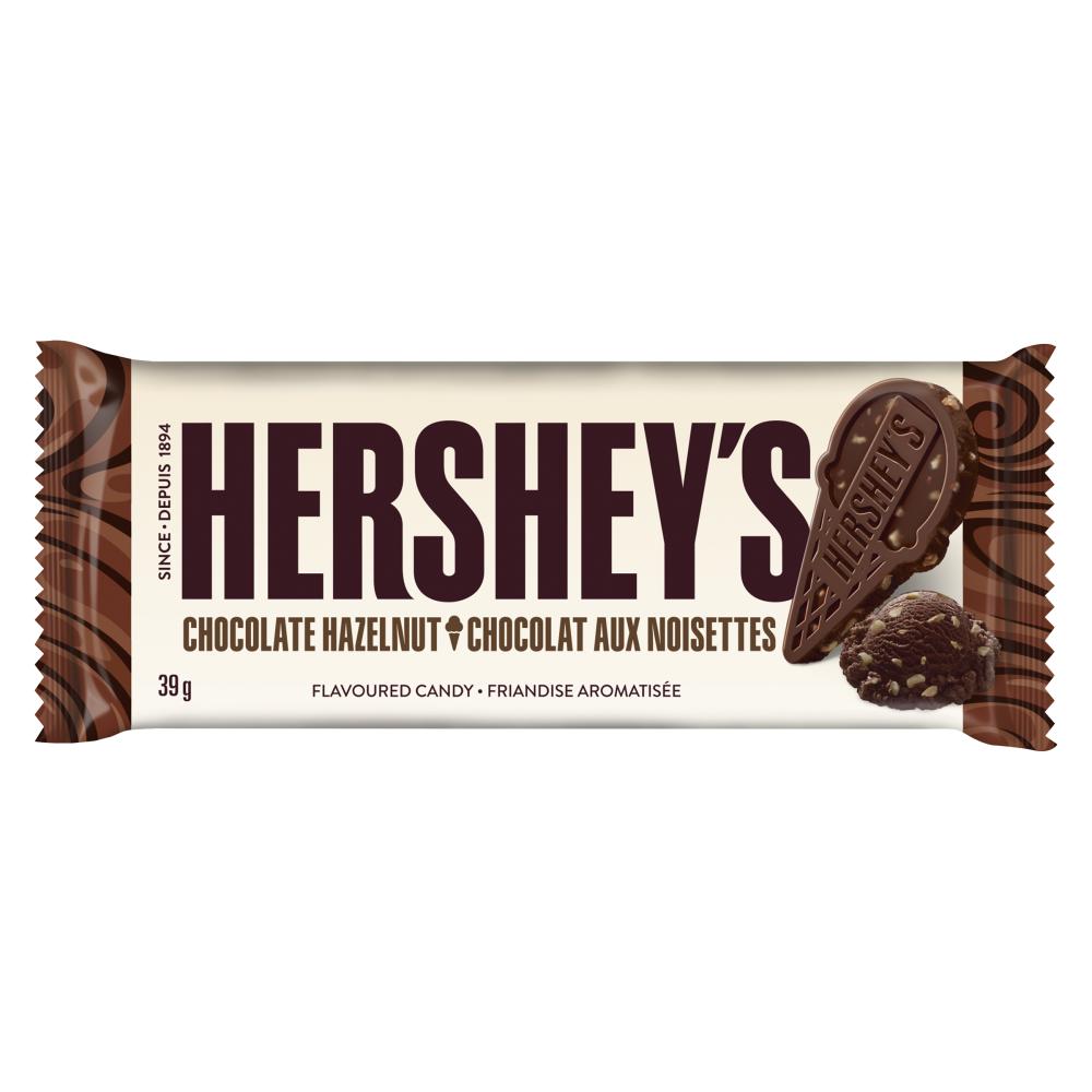 HERSHEY'S HAZELNUT CHOCOLATE, 24 X 39 G