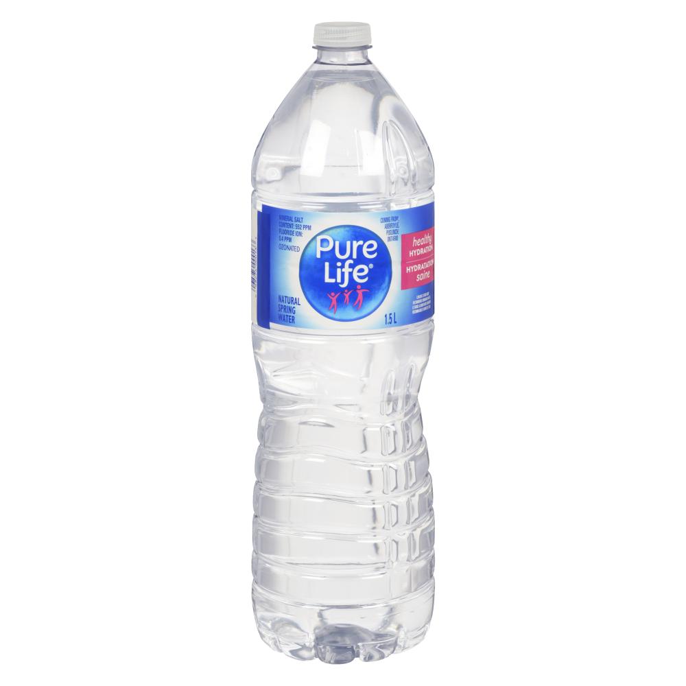 PURELIFE SPRING WATER, 12 X 1.5 L