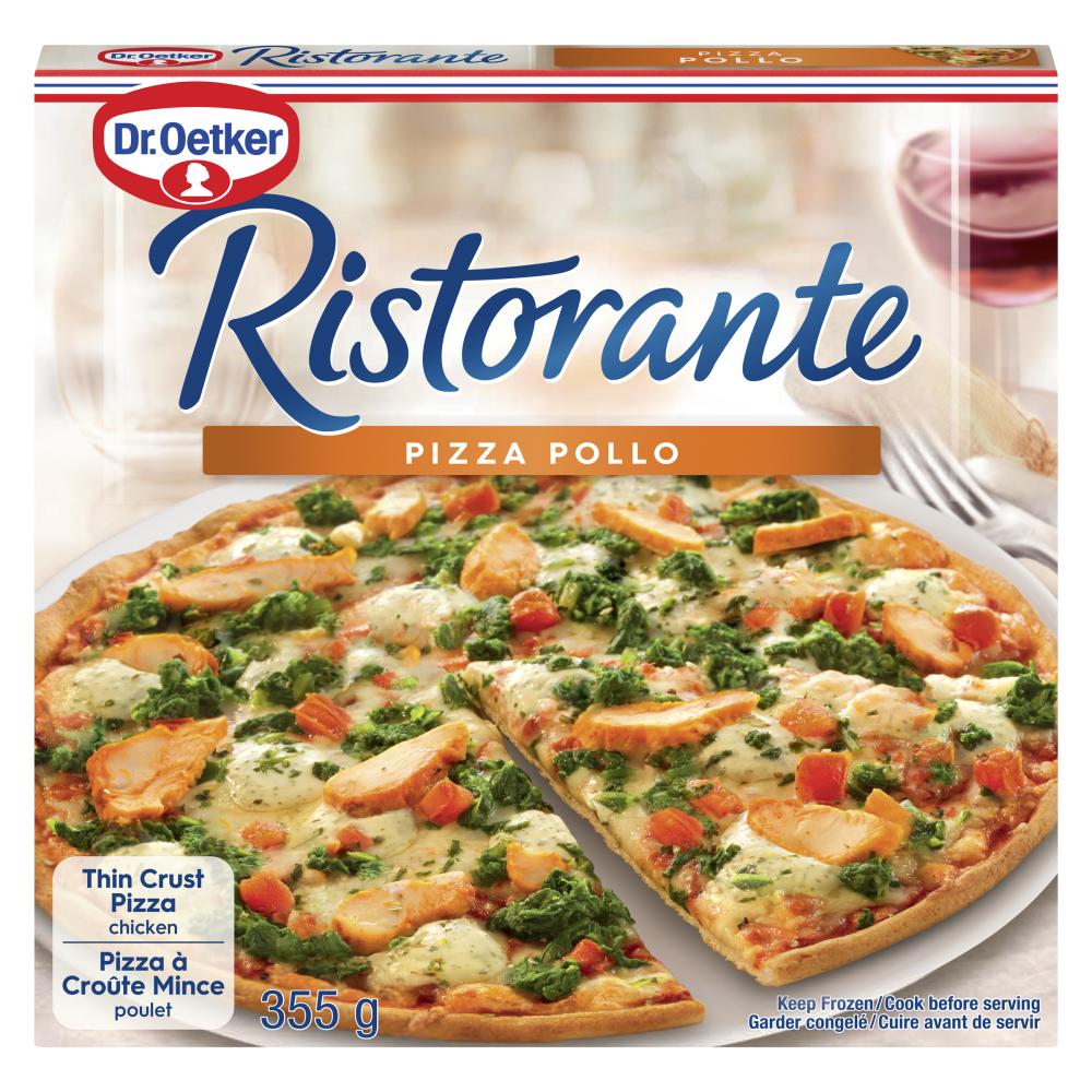 DROETKER PIZZA RISTORANTE POLLO, 7 X 355 G