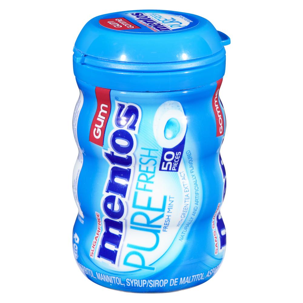 MENTOS FRESH MINT GUM, 6 X 1 UN