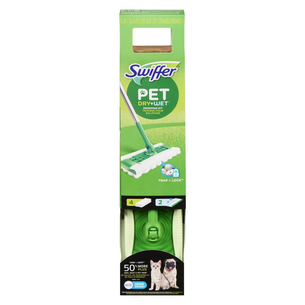 SWIFFER DRY CLOTHS FOR PET HAIR REFILL, 3 X 1 UN