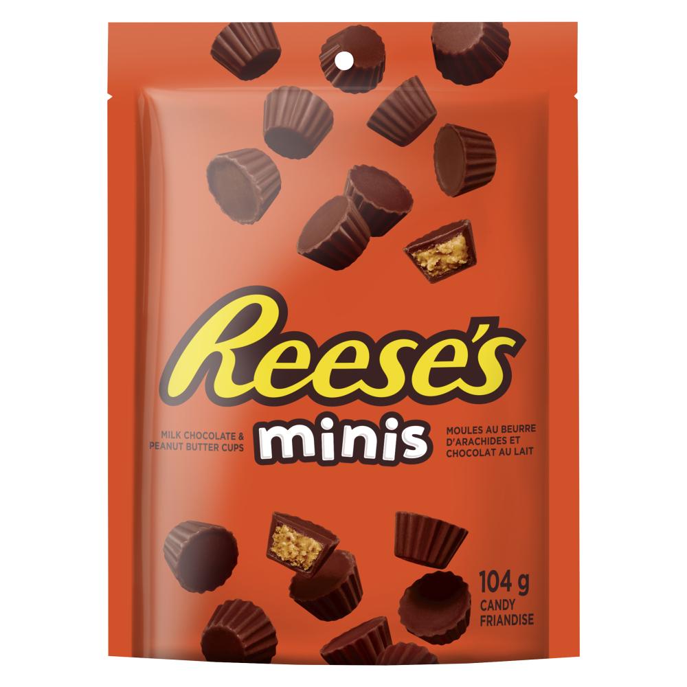 REESE MINI PEANUT BUTTER CUPS, 6 X 104 G
