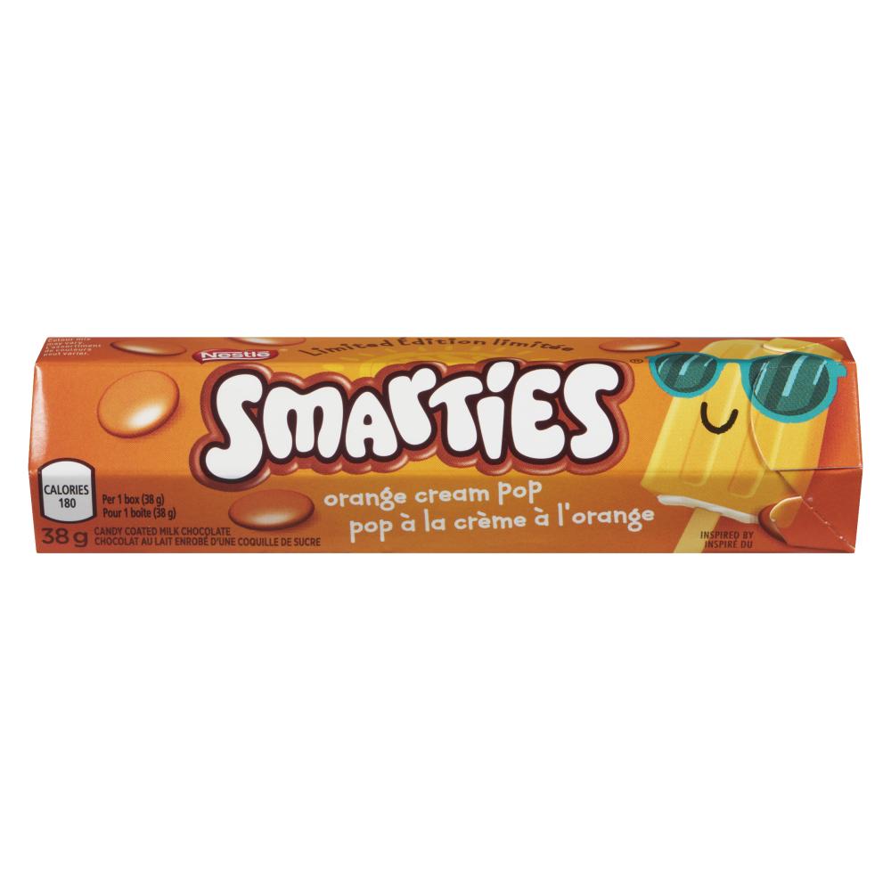 NESTLE SMARTIES POP CREAM ORANGE, 24 X 38 G