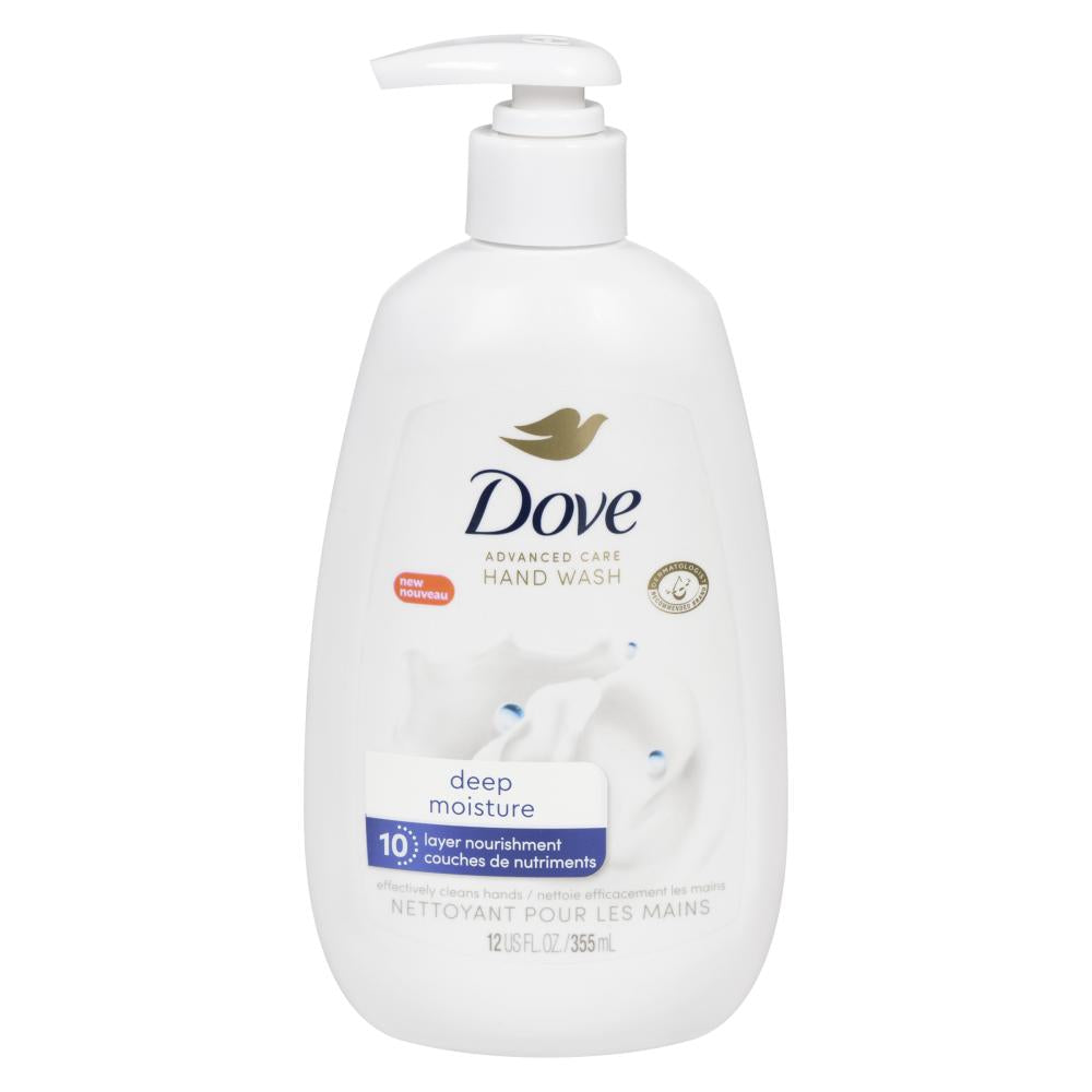 DOVE DEEP HYDRATION HAND WASH, 4 X 355 ML