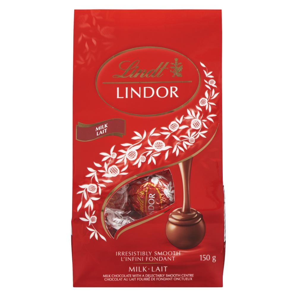 LINDOR SACHET MILK CHOCOLATE, 18 X 150 G
