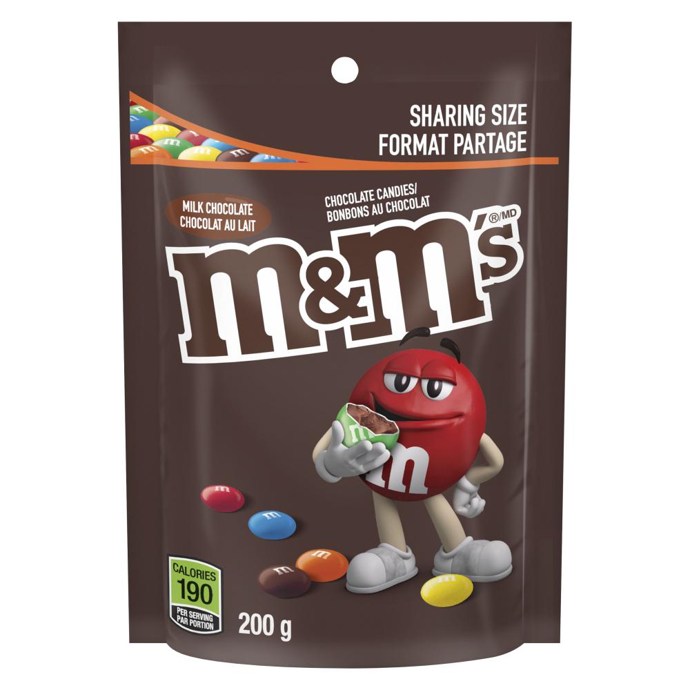 M&M PLAIN CHOCOLATE, 15 X 200 G