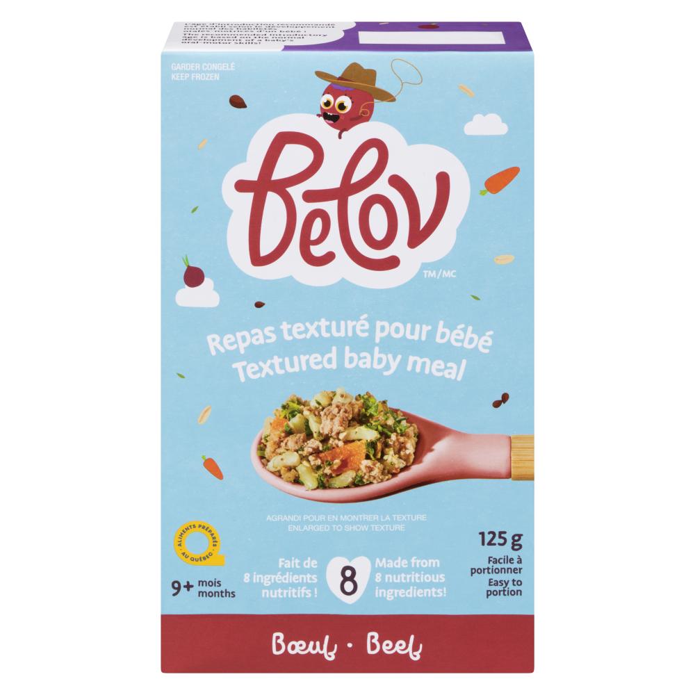 BELOV BABY BEEF MEAL, 12 X 125 G
