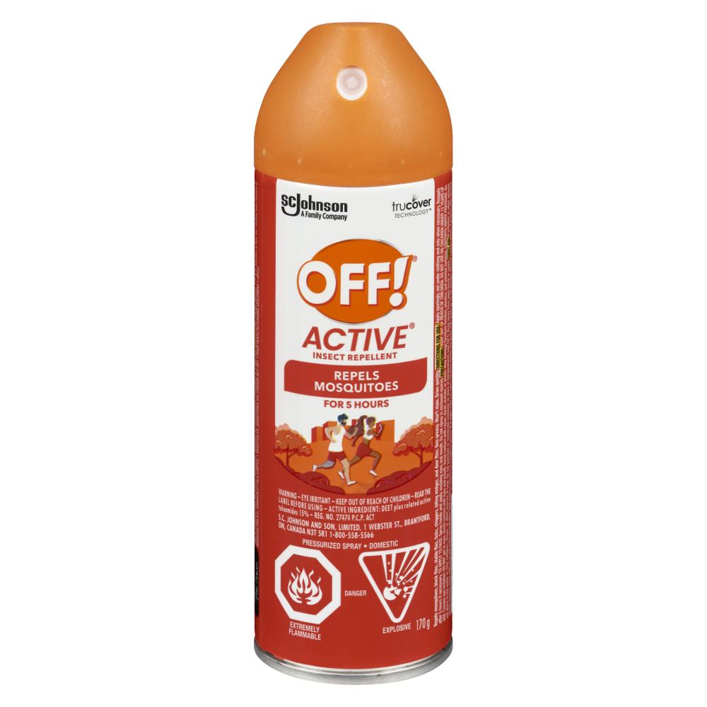 OFF! MOSQUITO REPELLENT AEROSOL NON-PERFUMED, 12 X 170 G