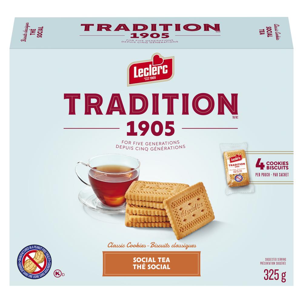 LECLERC TRADITION BISCUIT 1905, 16 X 325 G