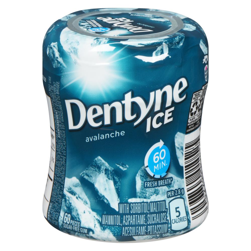 DENTYNE ICE AVALANCHE BOTTLE, 6 X 1 UN