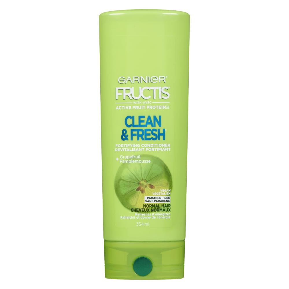 GARNIER FRUCTIS CLEAN FRESH REVITALIZING CONDITIONER, 6 X 354 ML