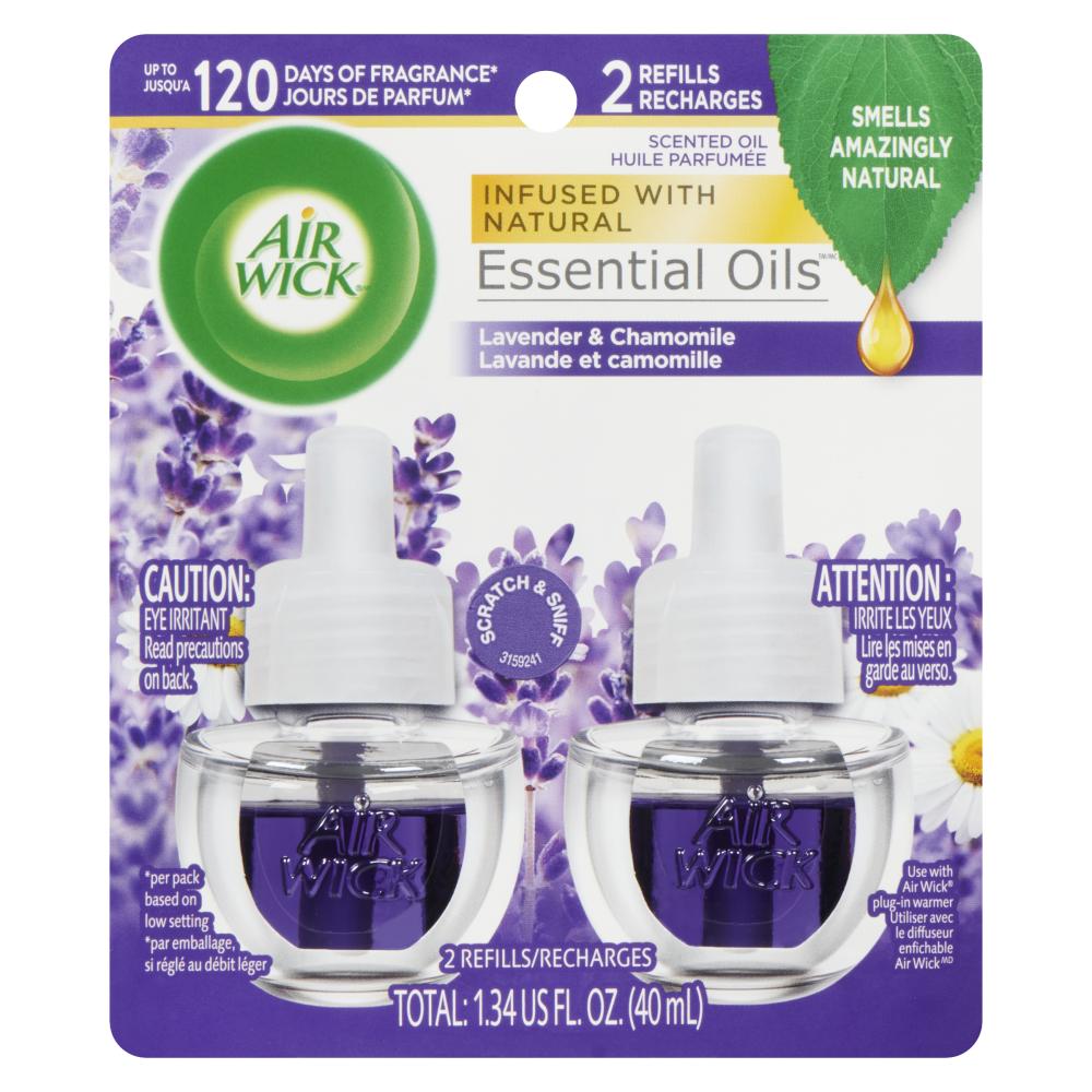 AIRWICK PLUG-IN REFRESH CREAM LAVENDER, 6 X 2 X 20 ML