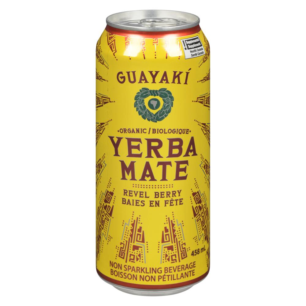 GUAYAKI YERBA MATE BERRY DRINK, 12 X 458 ML