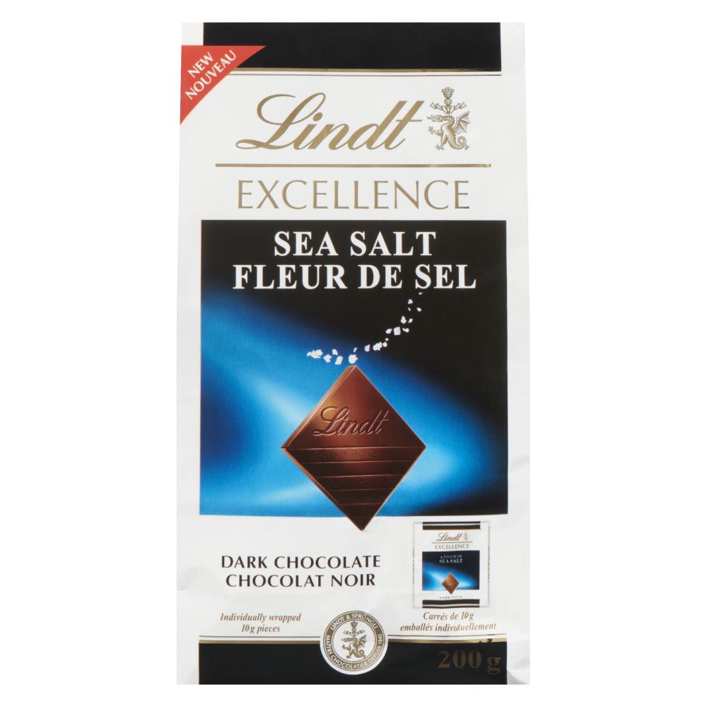 LINDT MINI CHOCOLATE SEA SALT, 5 X 200 G