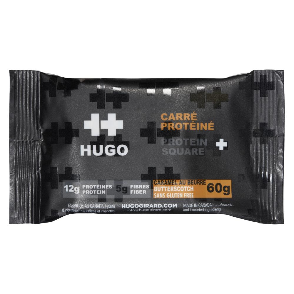HUGO GIRARD BUTTERSCOTCH PROTEIN SQUARE, 30 X 60 G