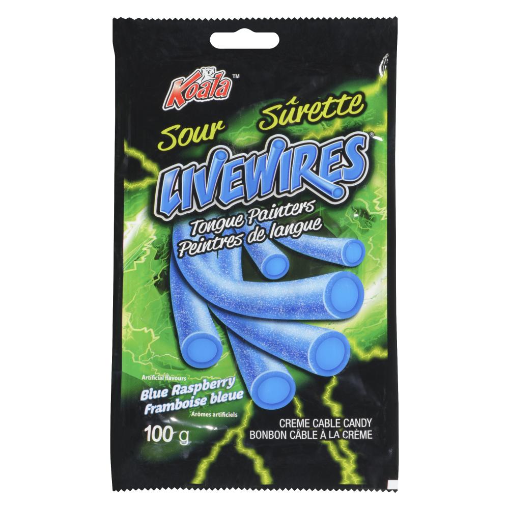 LIVEWIRE SOUR BLUE RASPBERRY CABLES, 18 X 100 G