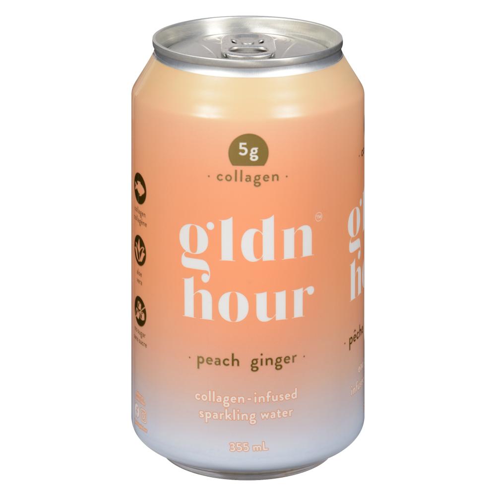GLDN HOUR, PEACH GINGER, 12 x 355ML