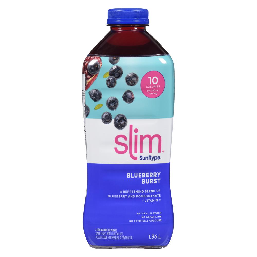 SUNRYPE SLIM BLUEBERRY EXPLOSION DRINK, 6 X 1.36 L