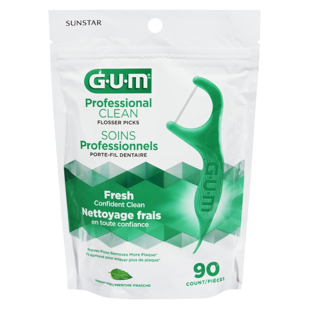 GUM EEZ THRU FLOSS PICKS 893, 6 X 90 UN