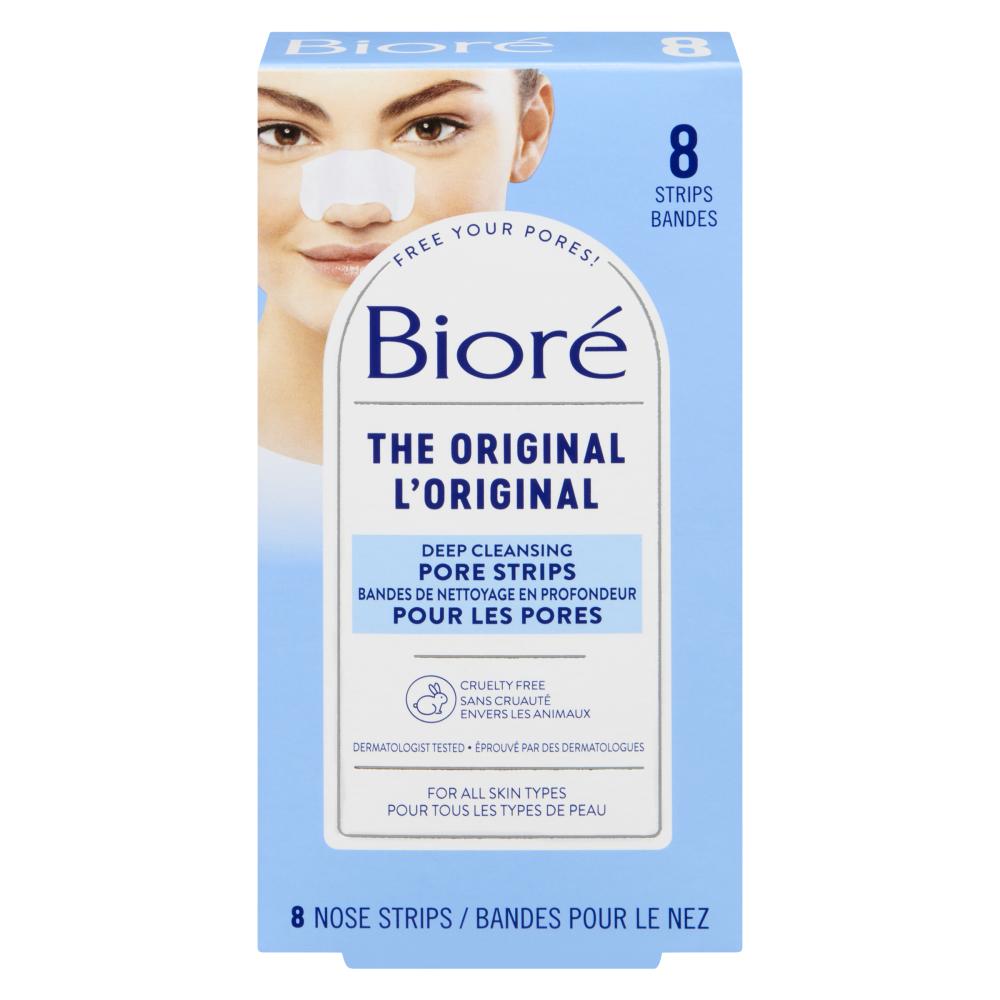 BIORE PORE STRIP DEEP CLEANSING, 4 X 8 UN
