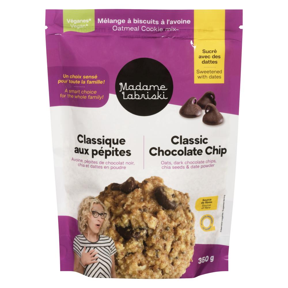 MADAMLAB ASSORTED CHOCOLATE CHIP COOKIES, 8 X 350 G