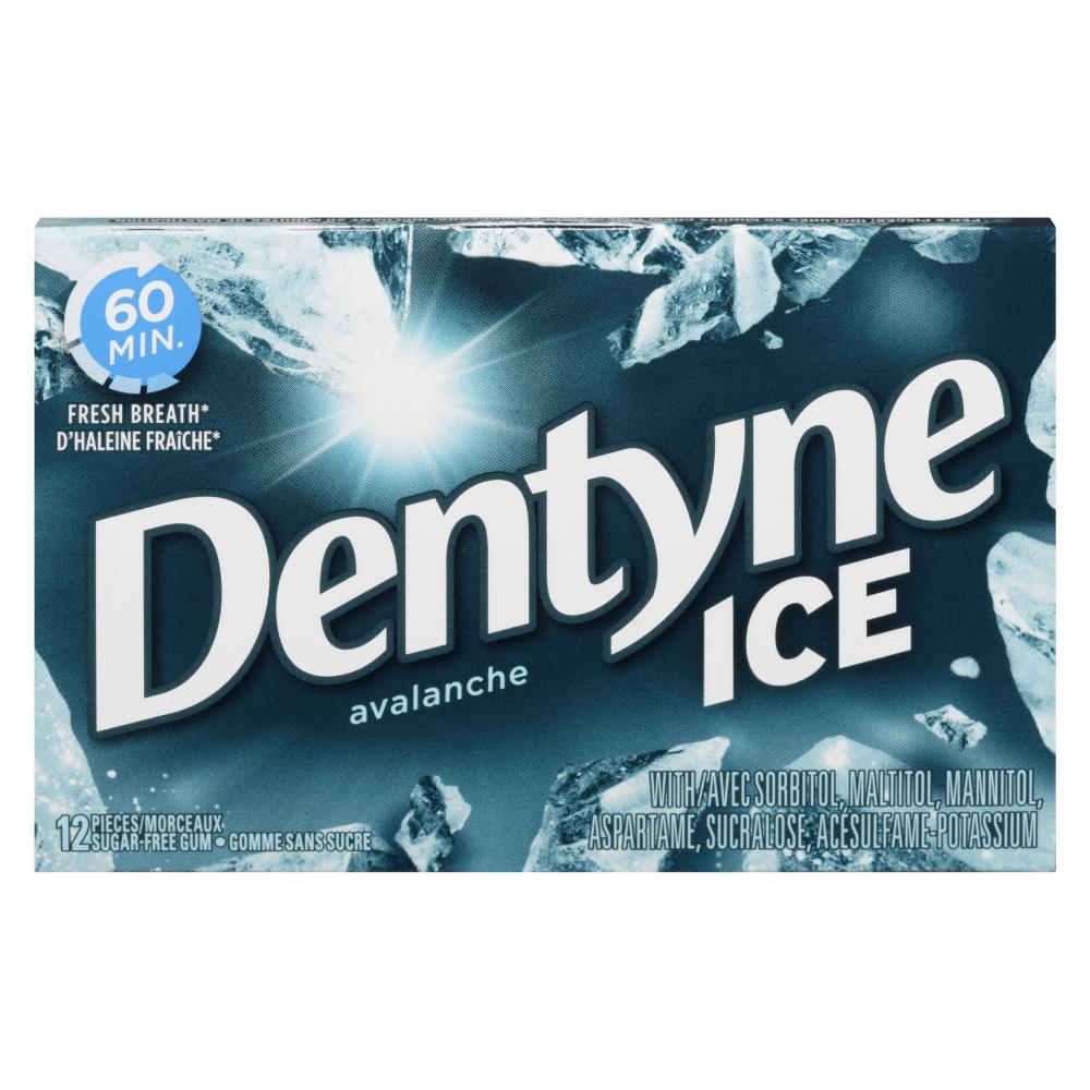 DENTYNE ICE GUM AVALANCHE, 12 X 1 UN