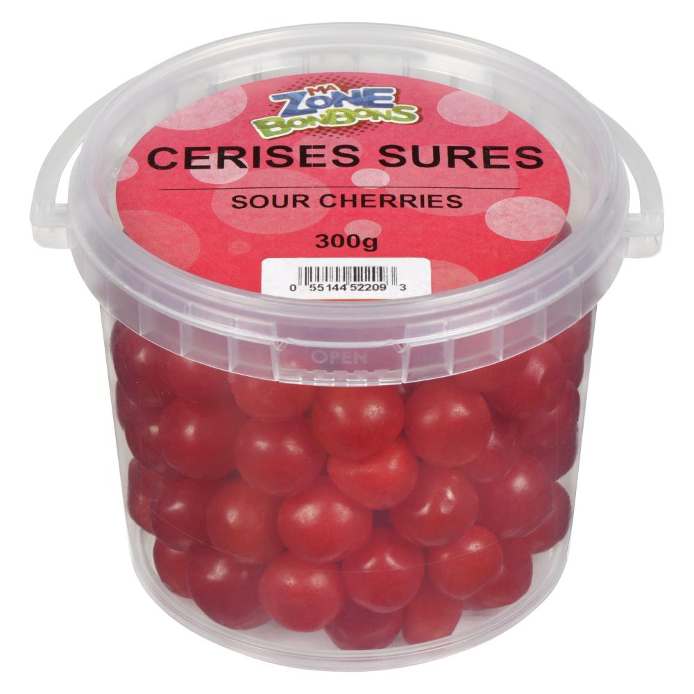 JOHNVINCE SOUR CHERRY CANDY, 12 X 300 G