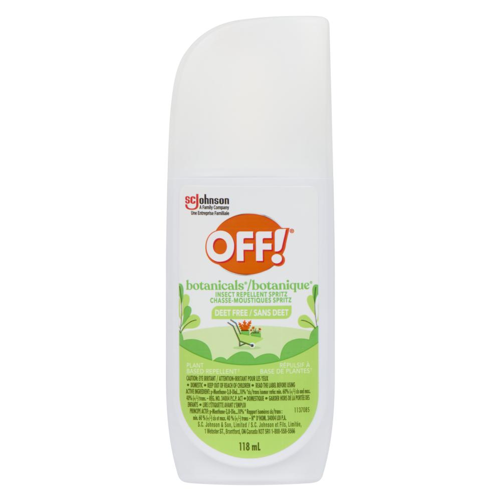 OFF! BOTANICAL MOSQUITO REPELLENT SPRAY, 12 X 118 ML