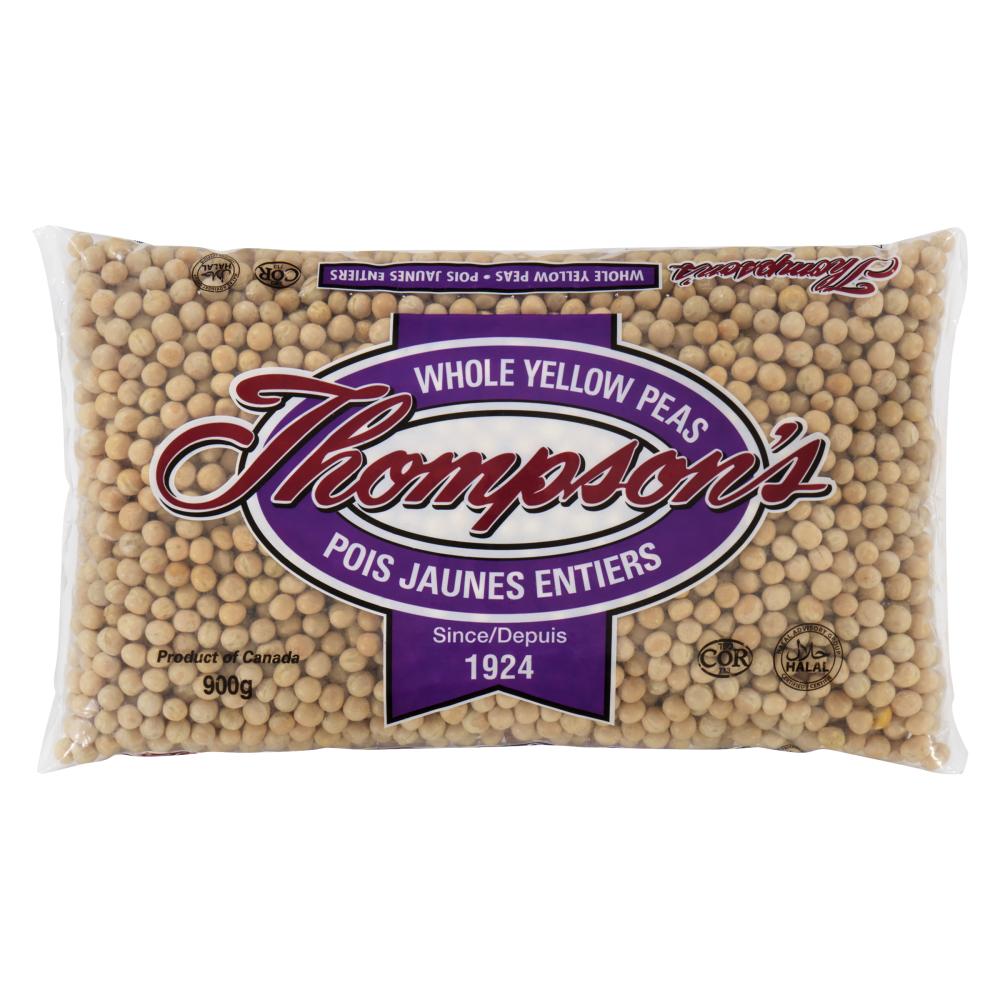 THOMPSON YELLOW SPLIT PEAS, 12 X 900 G