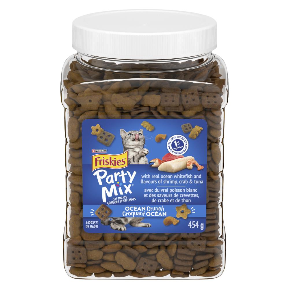 FRISKIES CAT FOOD PARTY FISH, 3 X 454 G