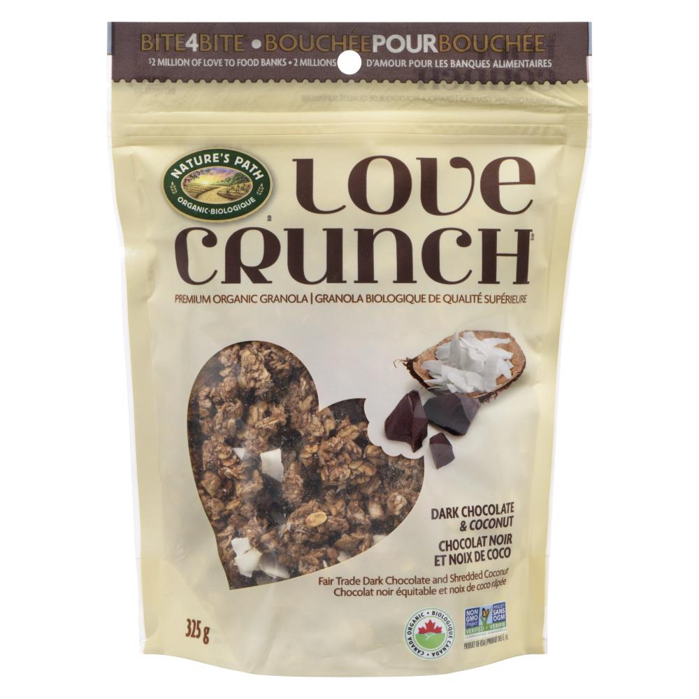 NATURE'S PATH ORGANIC GRANOLA CEREAL MIXED CHOCOLATE & BLACK, 6 X 325 G