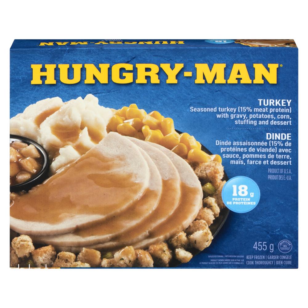 HUNGRYMAN TURKEY MEAL, 8 X 455 G