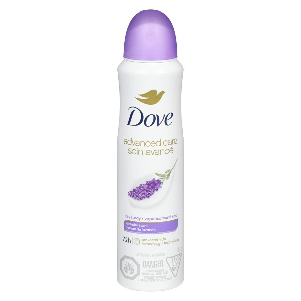DOVE ANTIPERSPIRANT LAVENDER, 3 X 107 G