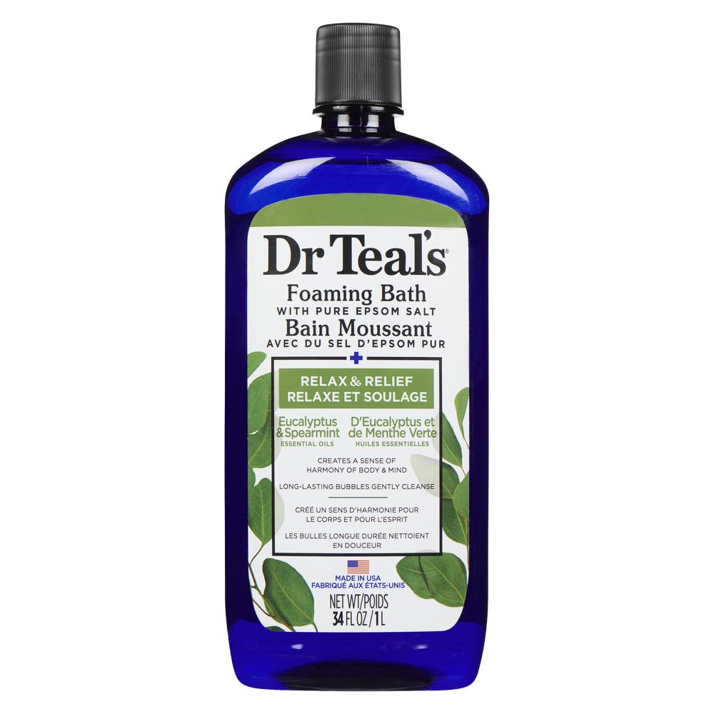 DRTEALS FOAMING BATH EUCALYPTUS, 2 X 1 L